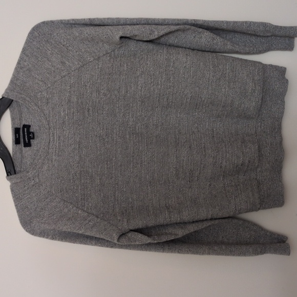 J. Crew Other - J Crew Mens Gray/White Marled Crew Neck Sweater Size S Cotton GUC